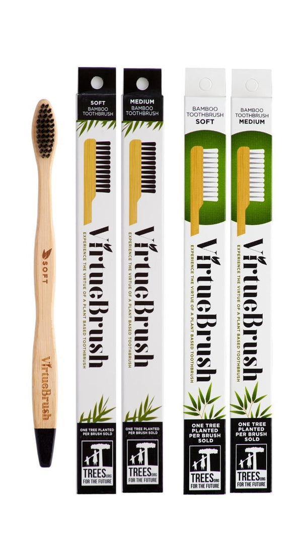 5 PACK - PICK&MIX - ADULT SIZE - BAMBOO TOOTHBRUSH